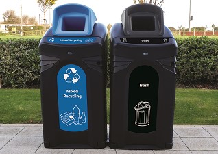 Nexus City 64G Trash & Recycling Bins