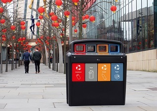 Nexus Transform Outdoor Recycling Container