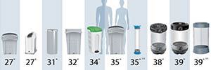 How do I choose a recycling container?