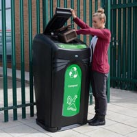 Nexus 36G food waste / compost recycling bin, event recycling