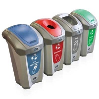 Express Nexus 8G Recycling Bin Range - Batteries, Cans Trash & Food Waste