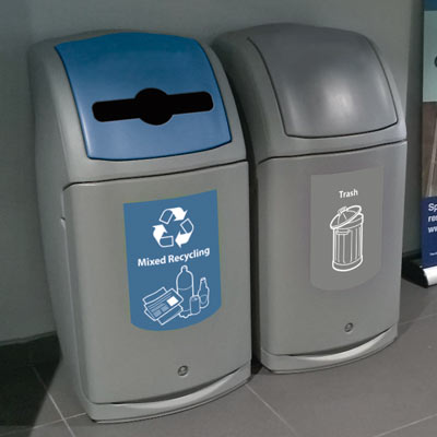 Nexus® 36G Recycle Containers - 36 Gallon Recycling Bins