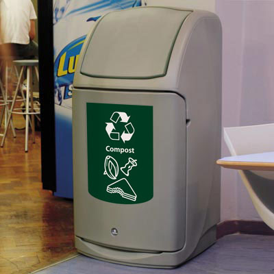 Nexus® 36G Recycle Containers - 36 Gallon Recycling Bins