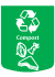 Large Compost Decal