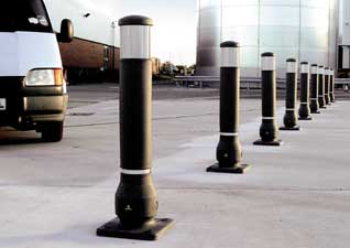 Glasdon, Inc. bolt down Neopolitan bollards