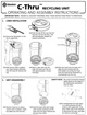 C-Thru™ Recycling Bin Operating and assembly instructions