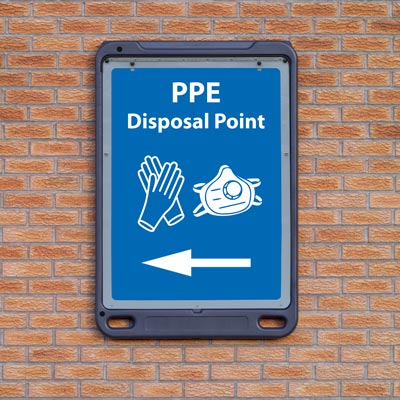 Advocate™ Wall Mounted Poster Display Sign