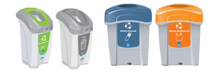 Personalized Nexus 8G & Eco Nexus Recycling Bins