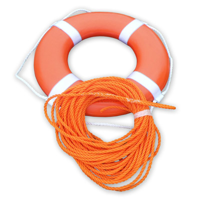 Ring Life Buoys Floating Rope