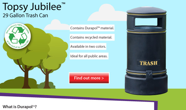 Topsy Jubilee™ 29 Gallon Trash Can