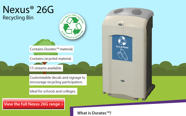 Nexus® 26G - 26 Gallon Recycling Containers