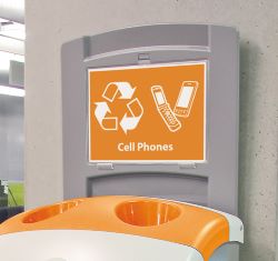 Optional sign kit for the Nexus 36G Recycling Bin