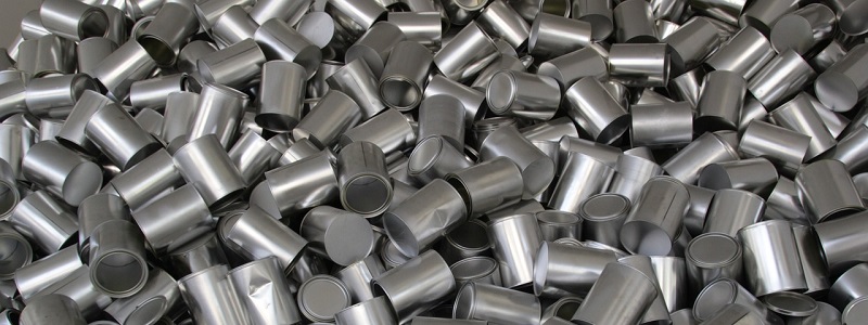 Metal Cans being recycled