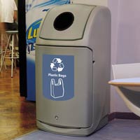 Nexus 36G plastic bag recycling bin