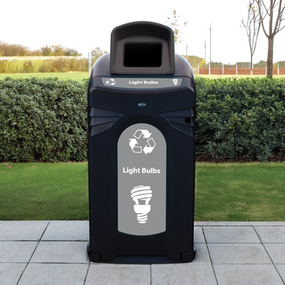 Nexus® City 64G Light Bulb Recycling Bin