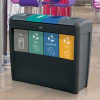 Nexus® Transform City Quad Recycling Bin