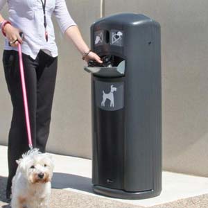 dog poop waste stations