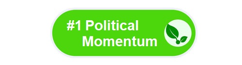 Political Momentum sub-heading graphic