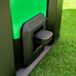 Nexus® City 140 Food Waste Recycling Bin - Stainless Steel Foot Pedal
