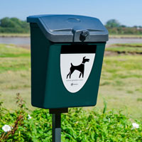 Fido™ Pet Waste Station in Green - Post Mounted