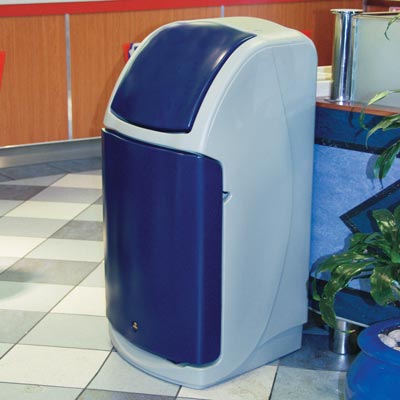 Pack of 5 Eco Nexus® 16 Indoor Trash Cans - Open Top - Glasdon, Inc.