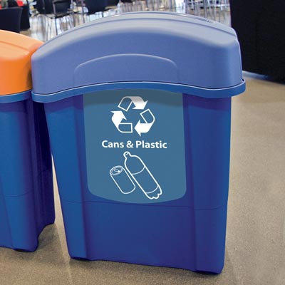 Eco Nexus® 16G Can & Plastic Recycling Container