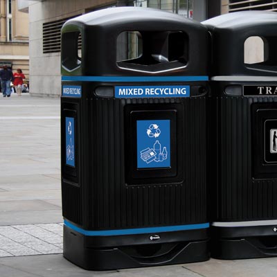 Glasdon Jubilee™ 29G Mixed Recyclables Recycling Bin