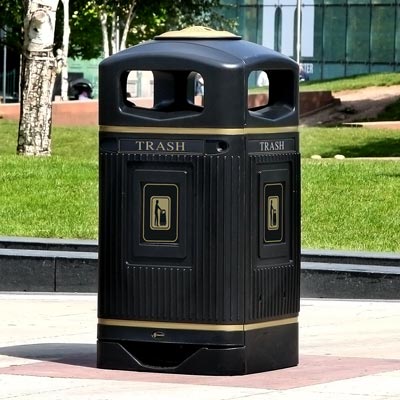 Glasdon Jubilee™ 29G Trash Can 29 Gallon Outdoor Trash Can - Range of Colors