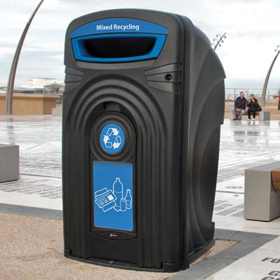 Nexus&reg; 96G Mixed Recyclables Recycling Container