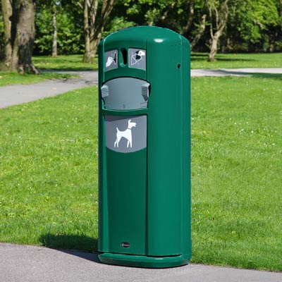 Retriever City™ Pet Waste Station - 9 Gallon With Bag Dispenser