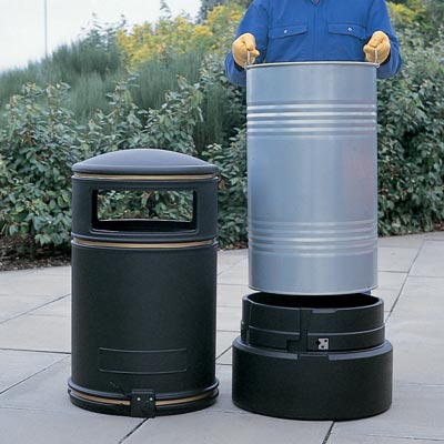 Commercial Grade Outdoor Trash Receptacles - Glasdon, Inc.