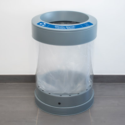 C-Thru™ 36G Plastic, Metal, Carton and Glass Recycling Bin