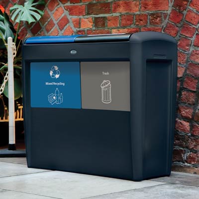 Commercial Grade Outdoor Trash Receptacles - Glasdon, Inc.