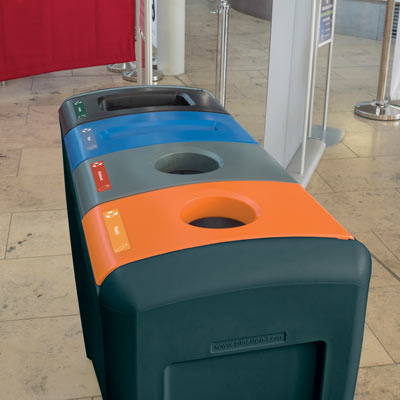 Nexus® Shuttle Food Waste Recycling Bin - Pedal Operated - Glasdon, Inc.