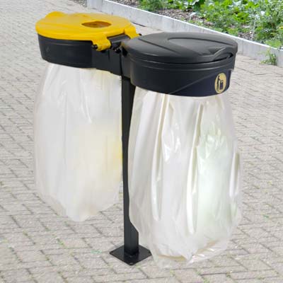 Glasdon Orbit™ Double Trash Bag Holder