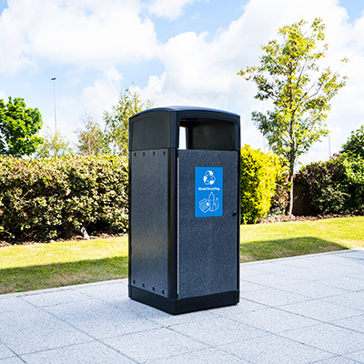 Origin™ EcoCurve 40G Recycling Bin Made from Recycled Materials