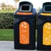 Nexus&reg; City 64G Plastic Bottle Recycling Bin