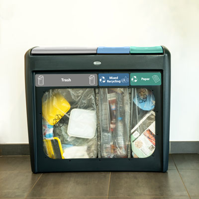 Nexus® Transform Vision Trio Recycling Station